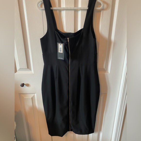 ✨NWT - RW&Co. Black Cocktail Dress with Stretch fabric & zipper back 🔥 🔥 - Picture 13 of 13